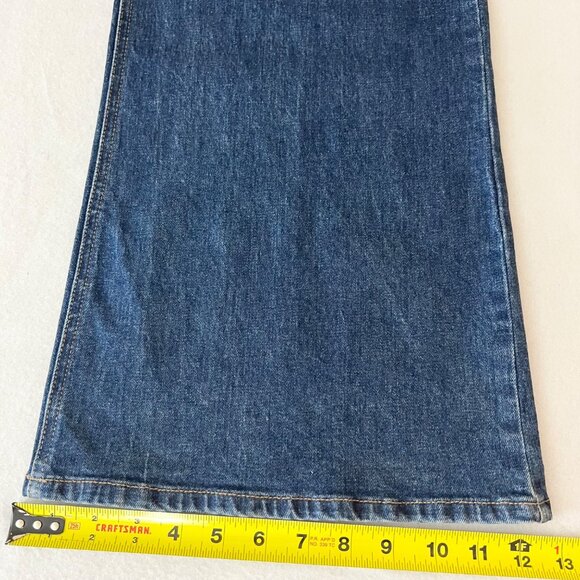 Abbott Elementary Women's Stretch Flare Leg Blue Denim Jeans Plus Size 22W - Picture 7 of 10